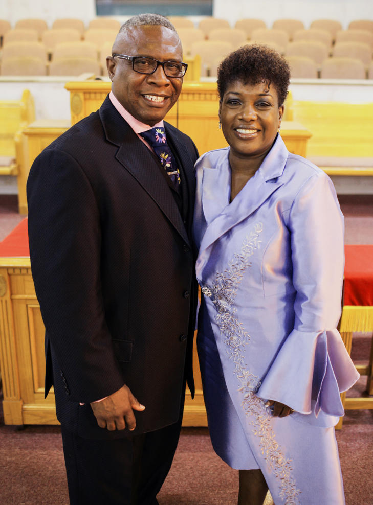 Photos of Pastor and Mrs. Holmes of New Jerusalem M.B. Church - Greenville, MS